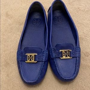 Blue Tory Burch Flats